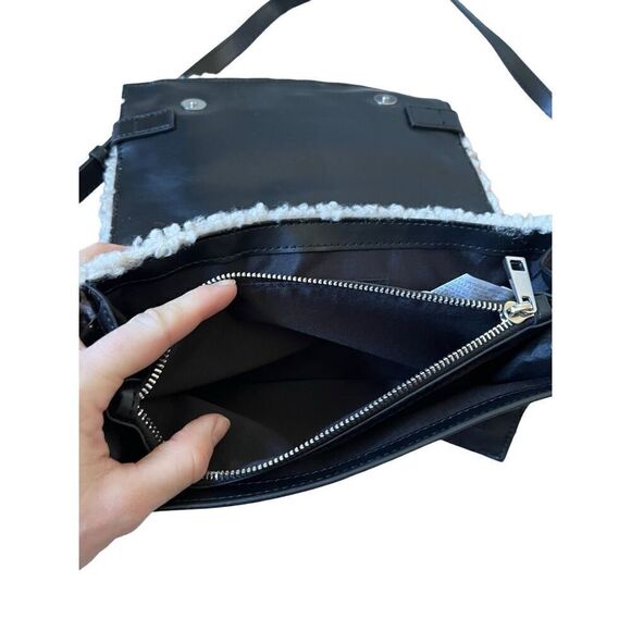 ZARA QUILTED CITY BAG Blogger’s Favourite Leather Sherpa - Picture 16 of 16